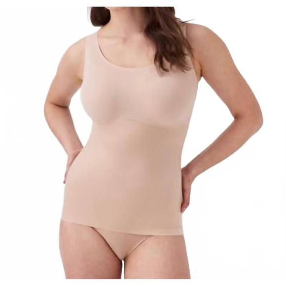 NEW SPANX invisible tank top in champagne beige - Picture 1 of 6